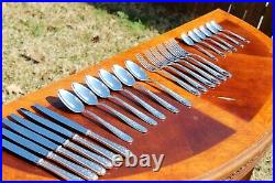 Christofle Villeroy Silver Plated 24 Pieces Flatware Set in 6 Settings