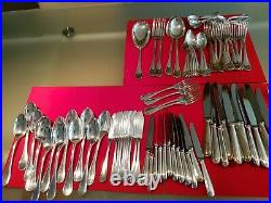 Christofle cutlery perles design 45 piece set in excellent condition