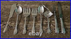 Christofle france silverplated marly serving set 9 pieces