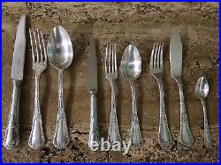 Christofle france silverplated marly serving set 9 pieces