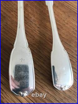 Christophle Cailar Bayard 138 pieces thick silver plated oak chateau canteen