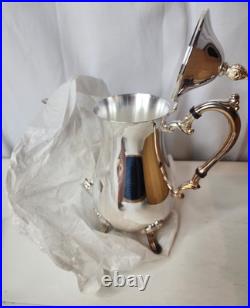 Coffee Tea Set Silver Plate Sheridan Silver Taunton VTG 4 Piece In Original Box