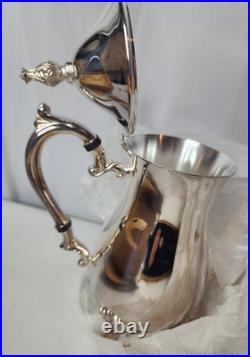 Coffee Tea Set Silver Plate Sheridan Silver Taunton VTG 4 Piece In Original Box