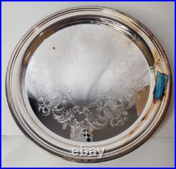 Coffee Tea Set Silver Plate Sheridan Silver Taunton VTG 4 Piece In Original Box