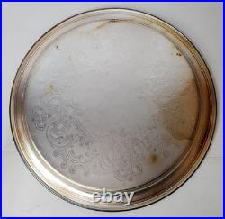 Coffee Tea Set Silver Plate Sheridan Silver Taunton VTG 4 Piece In Original Box