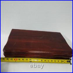 Community Oneida 1960's Evening Star 80 Piece Silver Plate Service Set With Box