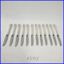 Community Oneida 1960's Evening Star 80 Piece Silver Plate Service Set With Box