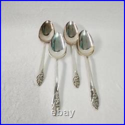 Community Oneida 1960's Evening Star 80 Piece Silver Plate Service Set With Box