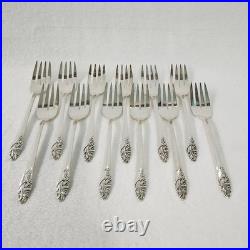 Community Oneida 1960's Evening Star 80 Piece Silver Plate Service Set With Box