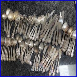 Community Plate Silverware Lot Of 101 Pieces Stainless Silver Plate