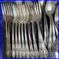 Community Plate Silverware Lot Of 101 Pieces Stainless Silver Plate