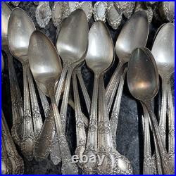Community Plate Silverware Lot Of 101 Pieces Stainless Silver Plate