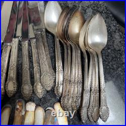 Community Plate Silverware Lot Of 101 Pieces Stainless Silver Plate