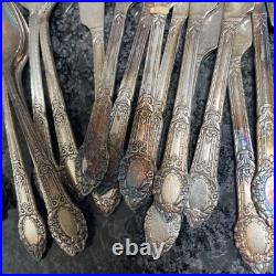 Community Plate Silverware Lot Of 101 Pieces Stainless Silver Plate