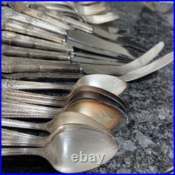 Community Plate Silverware Lot Of 101 Pieces Stainless Silver Plate