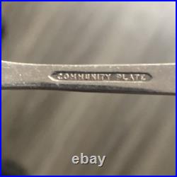 Community Silver Plate Flatware Set by ONEIDA w Anti Tarnish Box-55 Pieces