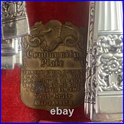 Community Silver Plate Flatware Set by ONEIDA w Anti Tarnish Box-55 Pieces