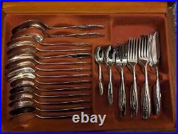Community Silver Plated Cutlery Set, Complete 62 Pieces Oneida Carousel Design