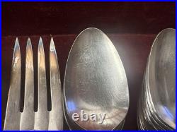 Community The Finest Silver Plate 62 Piece Set In Wooden Case