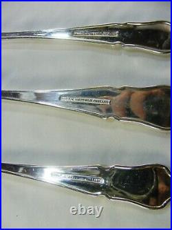 Cooper Ludlam Silver Plated Canteen Cutlery Dubarry 46 Pieces 6 Settings Vintage