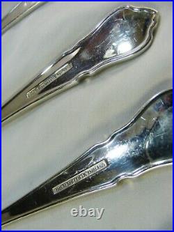 Cooper Ludlam Silver Plated Canteen Cutlery Dubarry 46 Pieces 6 Settings Vintage