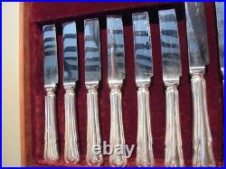 Cooper Ludlam Silver Plated EPNS A1 6 Person Cutlery Set 42 Piece