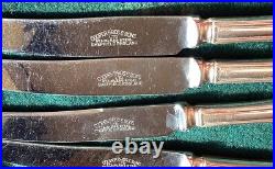 Cooper brothers and sons Silver 84 Piece Canteen Of Cutlery 12 Place Settings