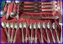 Cooper brothers and sons Silver 84 Piece Canteen Of Cutlery 12 Place Settings