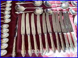 Cooper brothers and sons Silver 84 Piece Canteen Of Cutlery 12 Place Settings