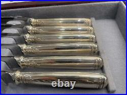 Cristofle Malmaison 30 piece cutlery canteen silver plate 1980's NEW Unused