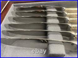 Cristofle Malmaison 30 piece cutlery canteen silver plate 1980's NEW Unused Cristofle Malmaison 30 piece cutlery canteen silver plate 1980's NEW Unused