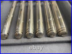 Cristofle Malmaison 30 piece cutlery canteen silver plate 1980's NEW Vintage