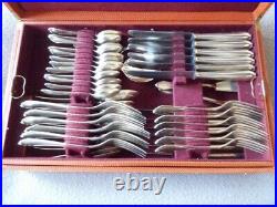 Cutlery Boxed Set Silver Plated BSF 90 6 Person 57 Pieces Platura 90 Original