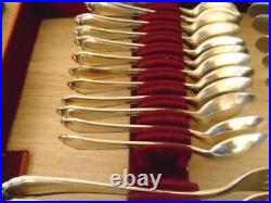 Cutlery Boxed Set Silver Plated BSF 90 6 Person 57 Pieces Platura 90 Original
