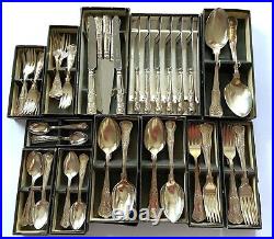 Cutlery Set Viners Of Sheffield King Pattern Scallop 68 Pieces