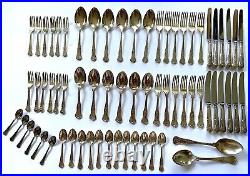 Cutlery Set Viners Of Sheffield King Pattern Scallop 68 Pieces