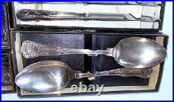 Cutlery Set Viners Of Sheffield King Pattern Scallop 68 Pieces