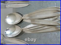Cutlery Silver Plate BSF Liane MCM Mid Century Cutlery x 50 Pieces