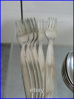 Cutlery Silver Plate BSF Liane MCM Mid Century Cutlery x 50 Pieces
