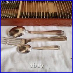 Cutlery set in silver plated 37 pieces GG punch decoration roller and shell