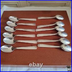 Cutlery set in silver plated 37 pieces GG punch decoration roller and shell
