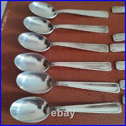Cutlery set in silver plated 37 pieces GG punch decoration roller and shell