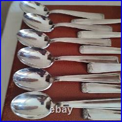 Cutlery set in silver plated 37 pieces GG punch decoration roller and shell
