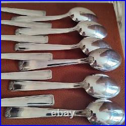 Cutlery set in silver plated 37 pieces GG punch decoration roller and shell
