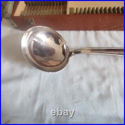Cutlery set in silver plated 37 pieces GG punch decoration roller and shell