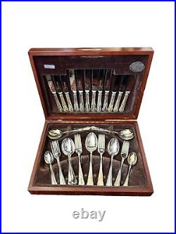 DUBARRY By Cooper Ludlam Sheffield Silver Plated 44 Piece Canteen of Cutlery Set