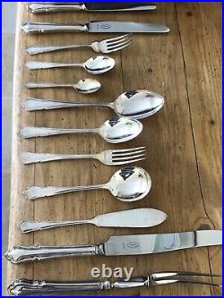 DUBARRY Design 86 Piece BUTLER CAVENDISH Canteen Of Silver Plate Cutlery EPNS A1
