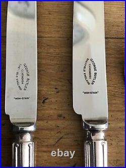 DUBARRY Design 86 Piece BUTLER CAVENDISH Canteen Of Silver Plate Cutlery EPNS A1