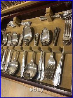 DUBARRY Design ARTHUR PRICE 44 Piece Sheffield Silver Service Canteen of Cutlery