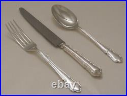 DUBARRY Design GEORGE BUTLER & CO Silver Service 87 Piece Canteen of Cutlery